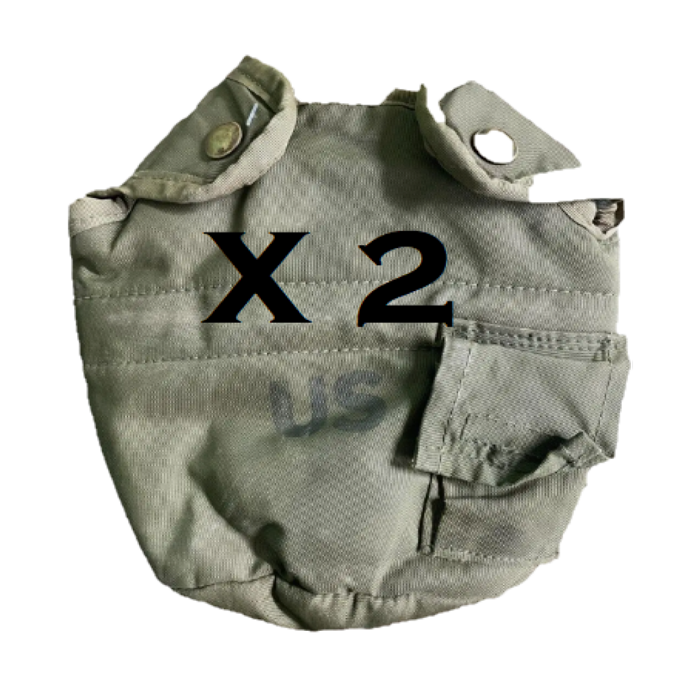 MILITARY POUCH (2-PACK) ALICE CANTEEN COVER 1QT