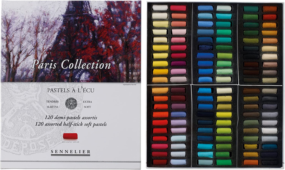 Soft Pastels Half Stick Set 120/Pkg-Paris, Paris