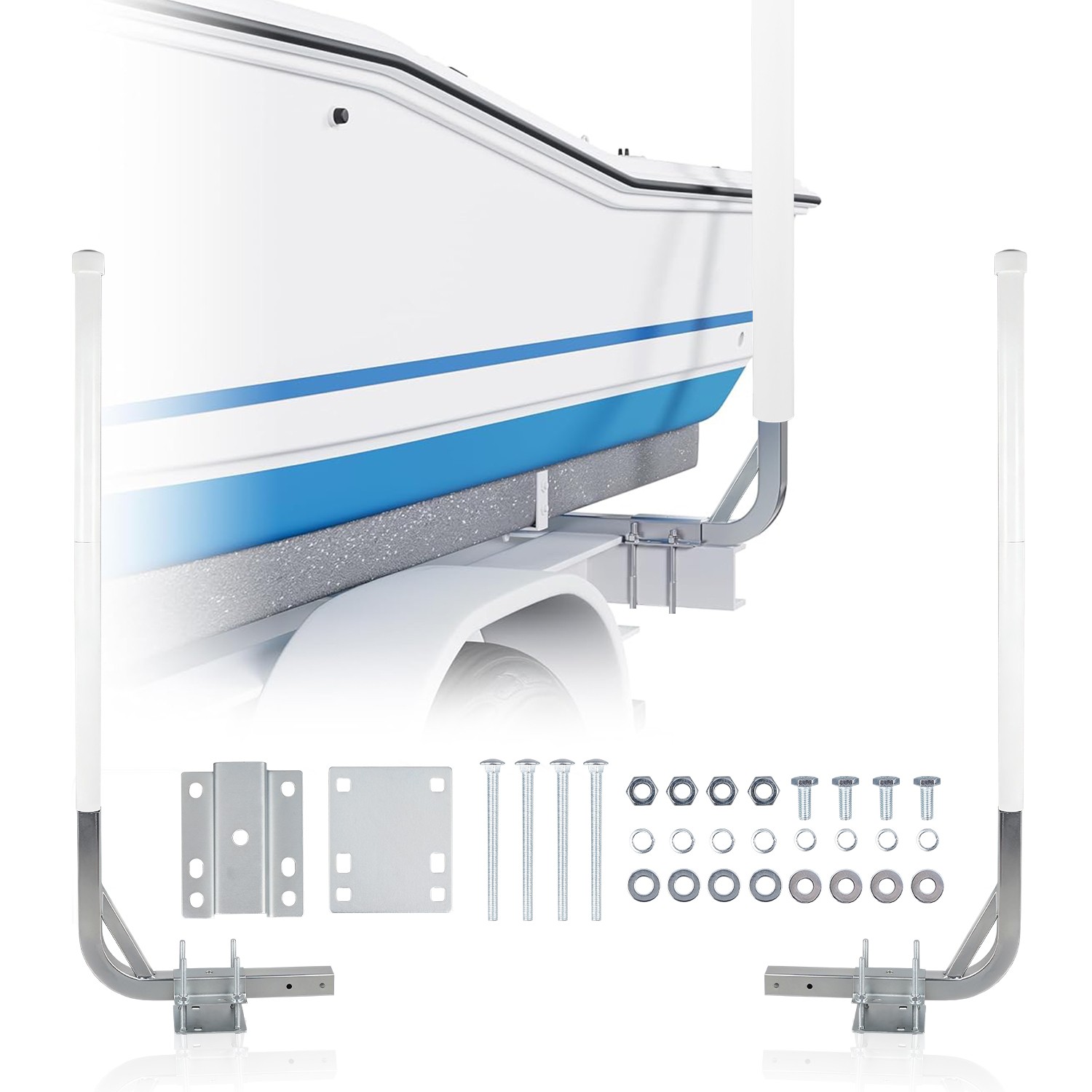 Boat Trailer Guide 31"-48" Adjustable Design, Boat Trailer Guides Poles Kits