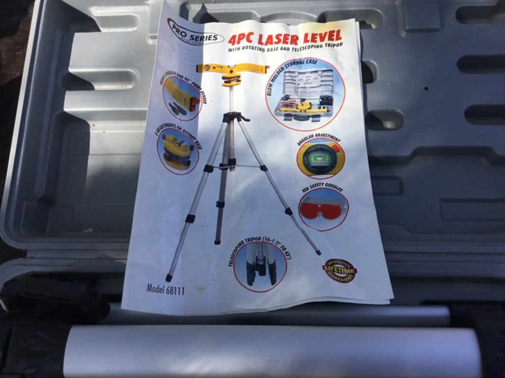 KR Tools laser level kit