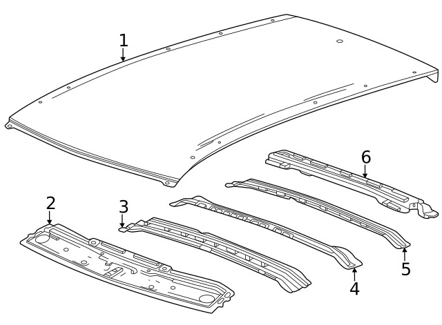 Genuine GM Front Bow 60003986