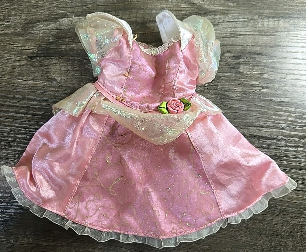 Disney Princess Aurora Sleeping Beauty Pink Dress. DOLL, Vintage
