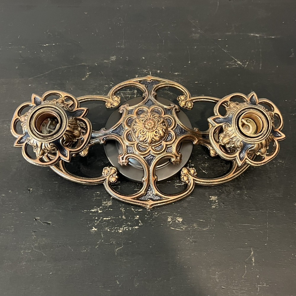 Flush Mount Double Socket Rewired Beautiful Nice 82C