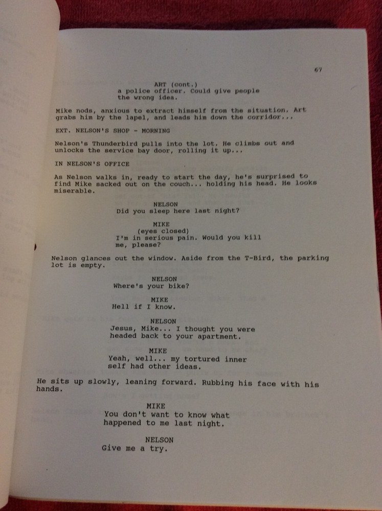 ORIGINAL SCRIPT STYX PETER WELLER BRYAN BROWN ANGUS MACFAYDEN ALEX WRIGHT