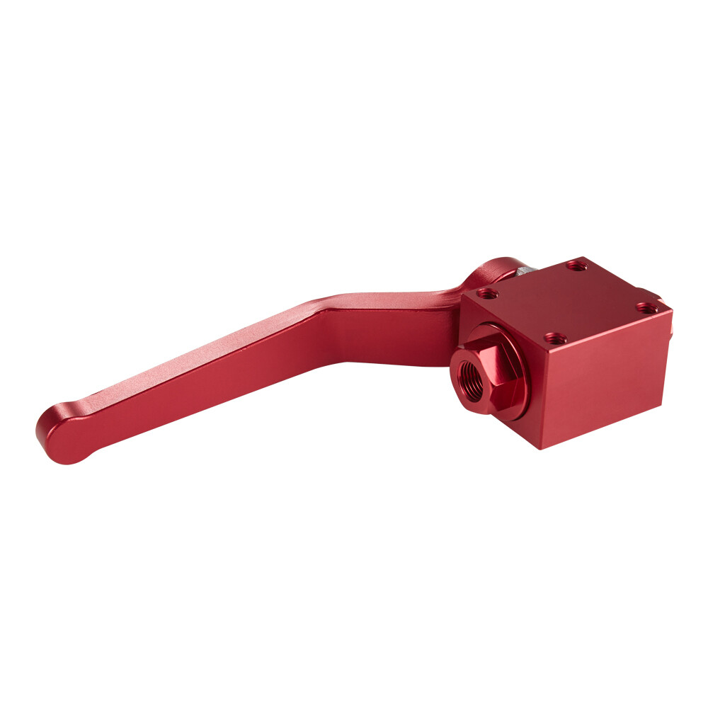New Brake Line Lock Shut Off Valve Aluminium 1/8" NPT Billet Automotive Red US