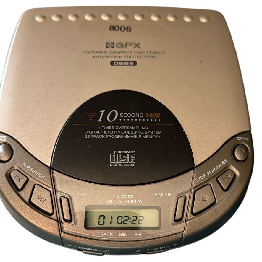 Vintage GPX C3915-E1 Portable CD Compact Disc Player Tested!