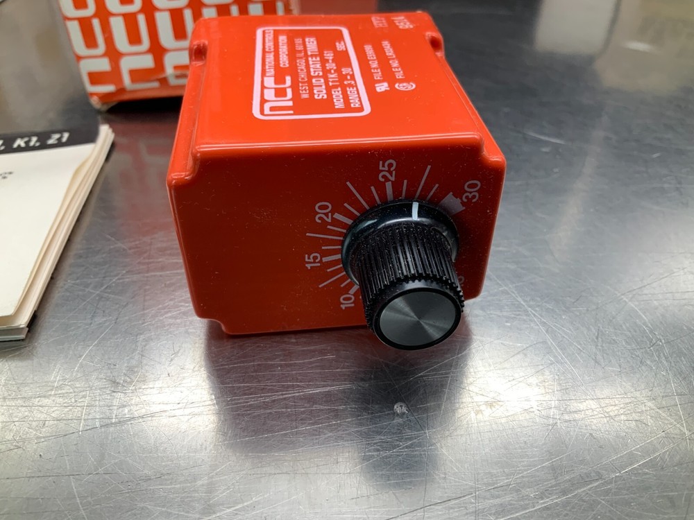 NCC T1K-030-461 Solid State Timer, Range .3-30 Seconds