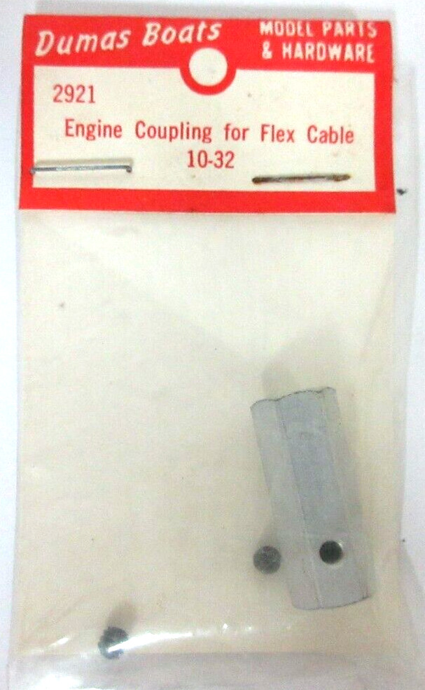 DUMAS BOATS 2921 ENGINE COUPLING FOR FLEX CABLE 10 - 32