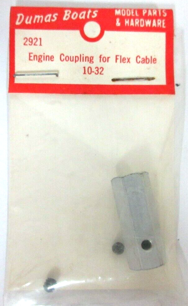 DUMAS BOATS 2921 ENGINE COUPLING FOR FLEX CABLE 10 - 32