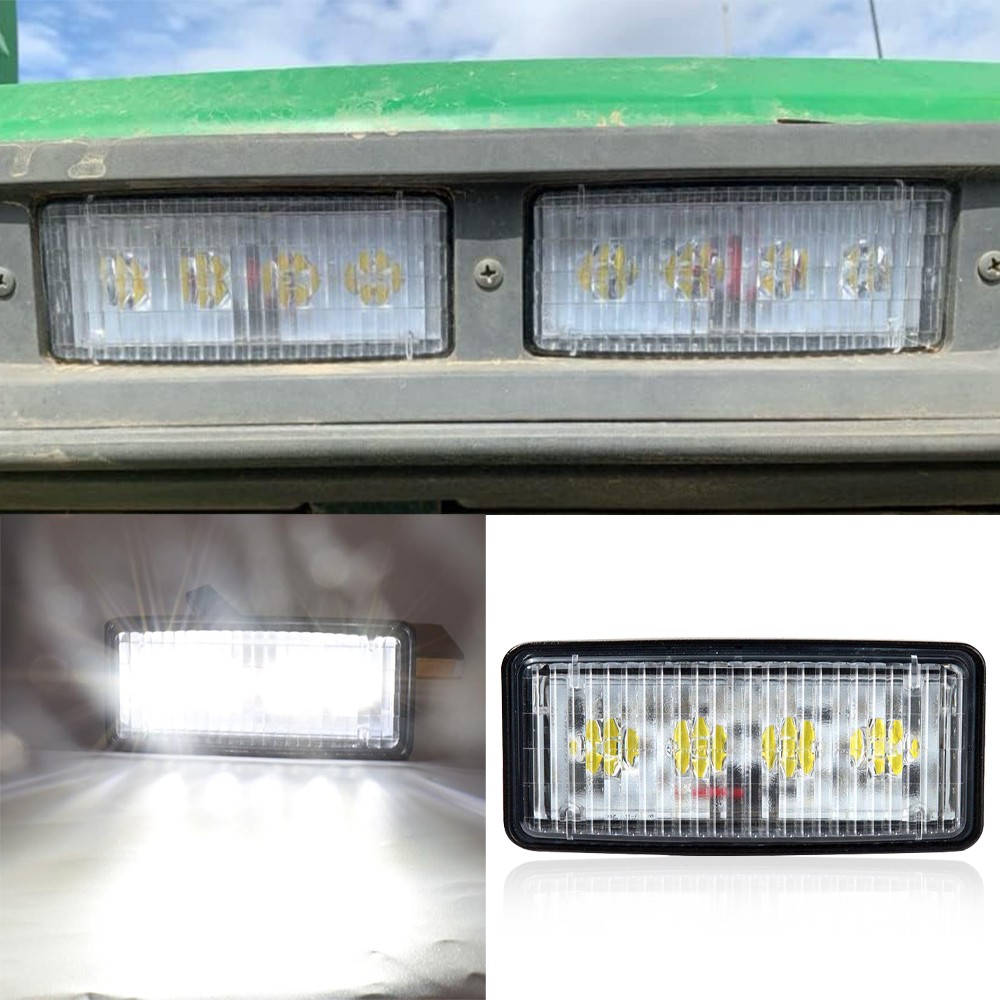 4X LED Upper Cab Lights Fit John Deere OE reference number: RE306510
