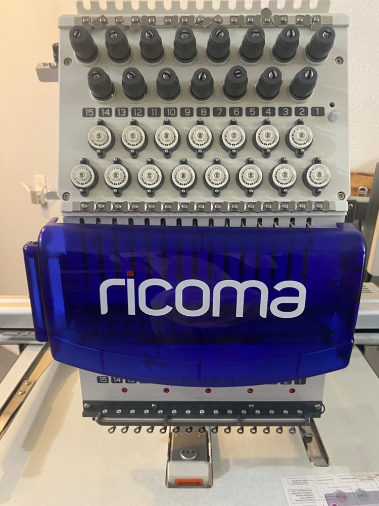 ricoma embroidery machine 1501TC-7s