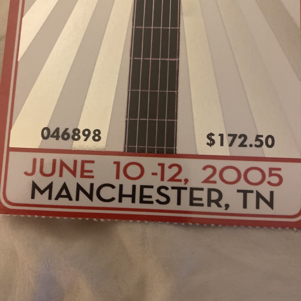 2005 Bonaroo tickets 2