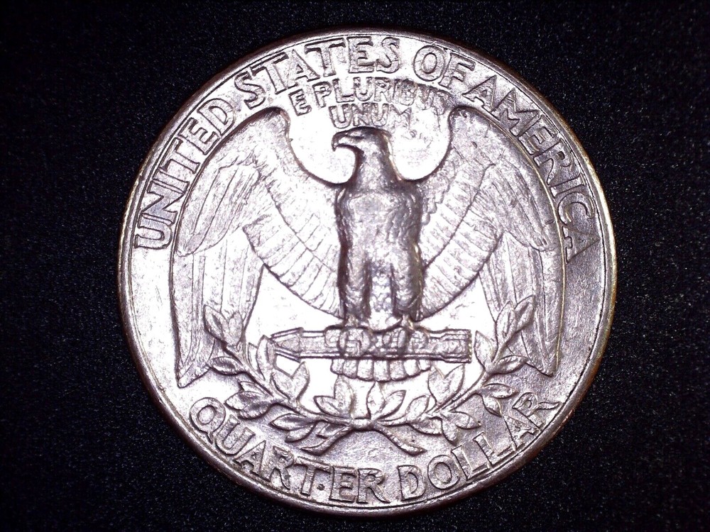 1987 D/D Washington Quarter 25c ERROR - Doubled Mint Mark