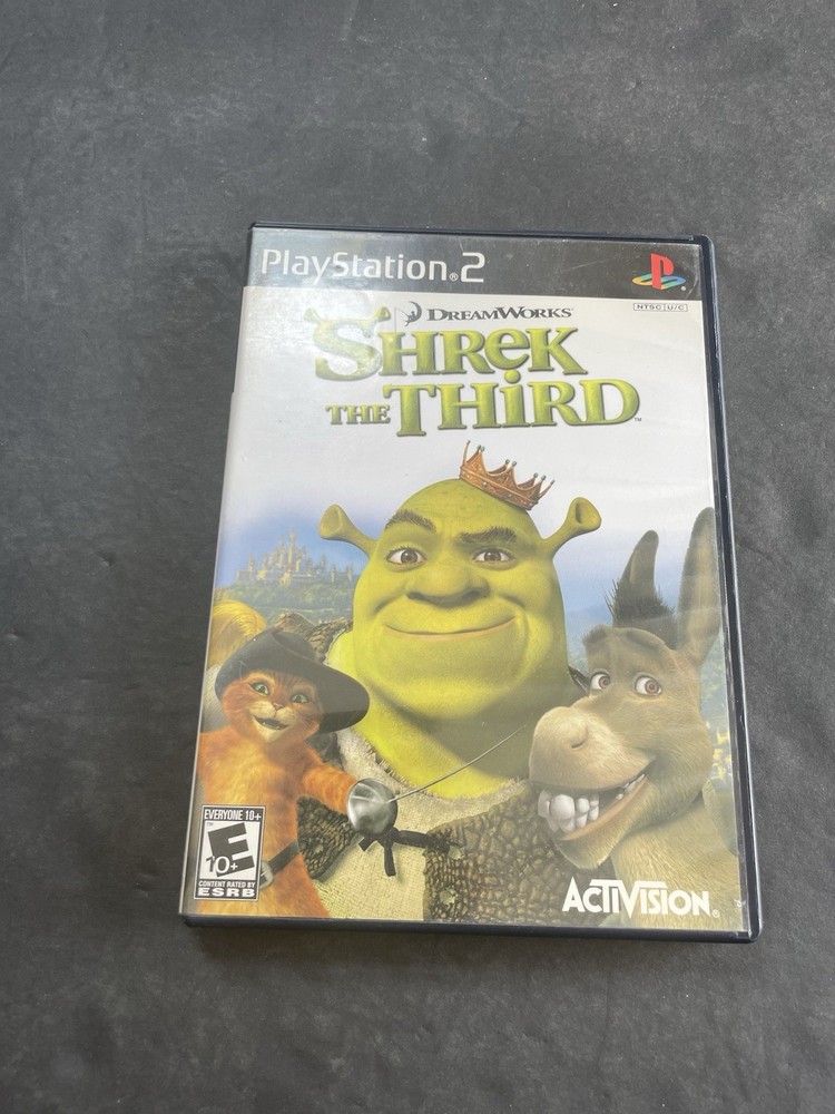 shrek the third ps2 Case only