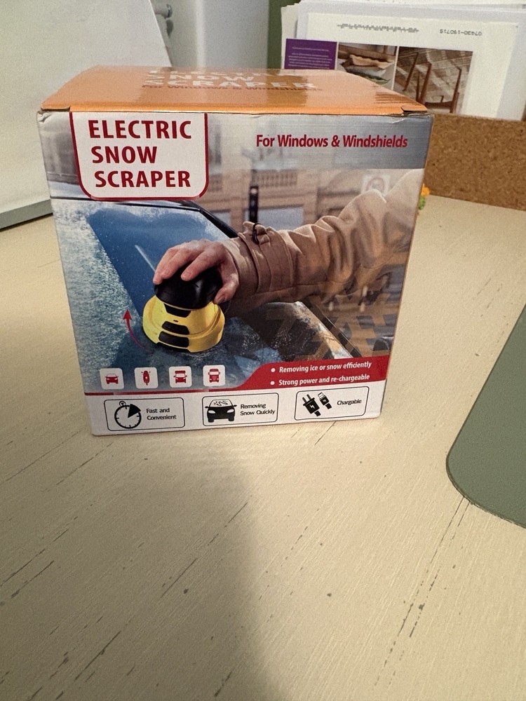 Electric Snow Scraper For Windows And Windshields