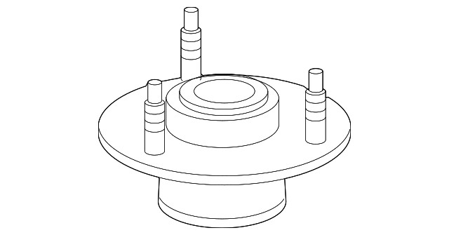 Genuine GM Front Suspension Strut Mount 23312166