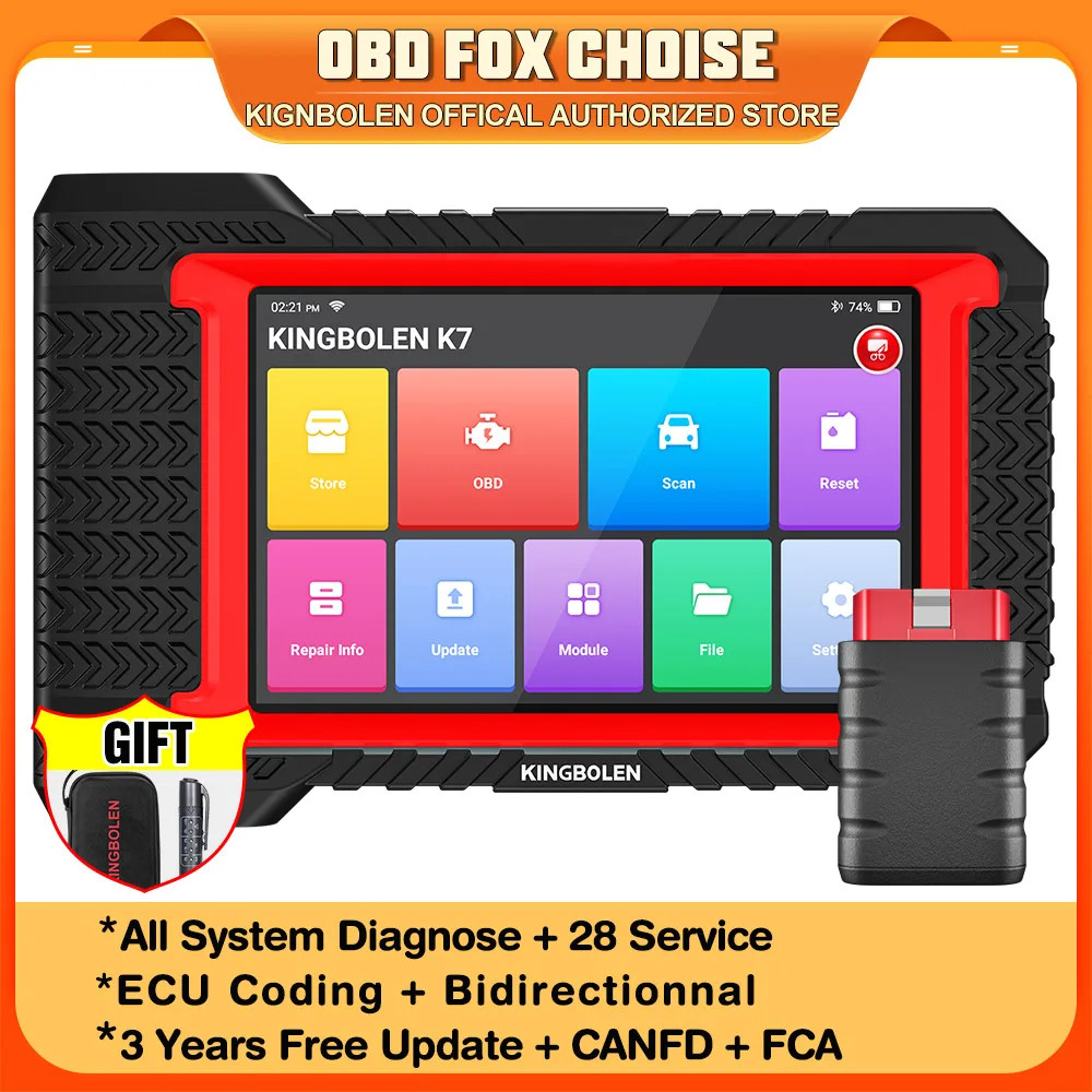 OBD2 Scanner ECU Coding Active Test 28Resets AF Reset ALL System DiagnosticTools