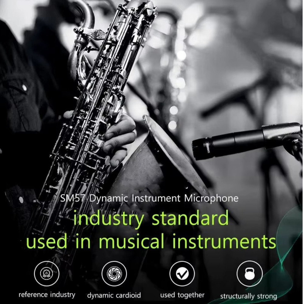 SM57 Cardioid Dynamic Instrument Microphone