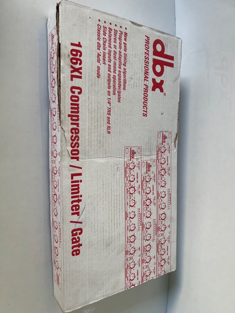 DBX 166 XL Compressor Gate Limiter dbx , new