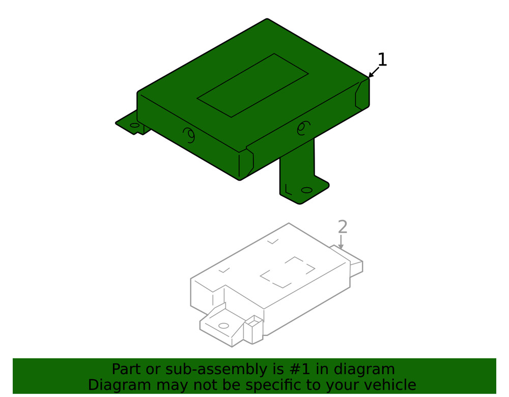 Genuine Mitsubishi Control Module 8781A316