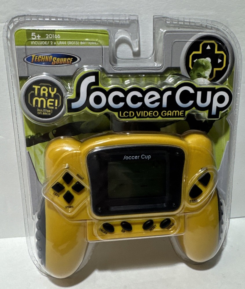 TechnoSource SoccerCup Handheld Electronic Game Sealed BN5