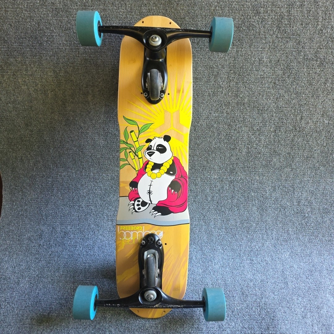 Freebord 80cm Snowboard Skateboard Longboard Free Board Bamboo Panda