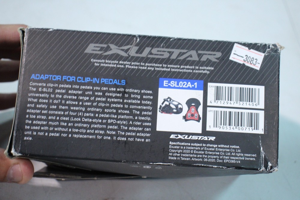 Exustar Adaptor for Clip-In pedals E-SL02A-1