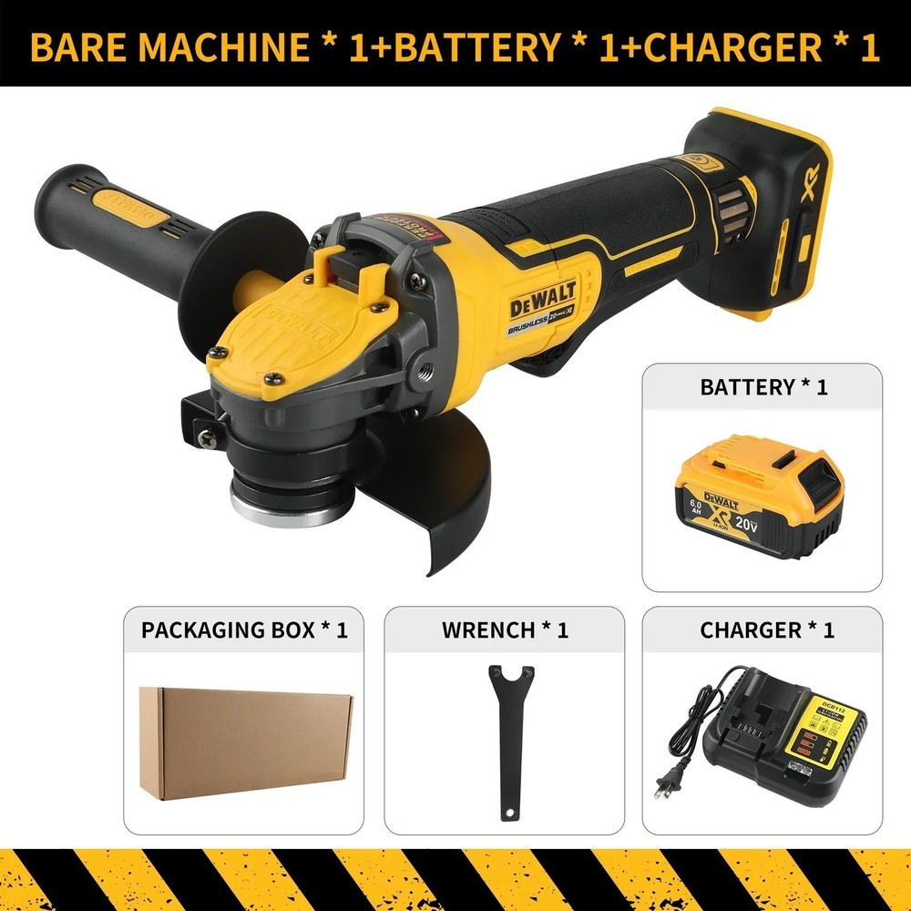 DeWalt 20V DCG416 Brushless Angle Grinder Compact High Torque Cutting Tool