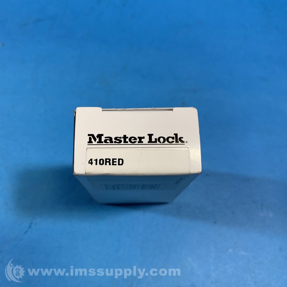Master Lock 410RED Red Safety Padlock FNFP