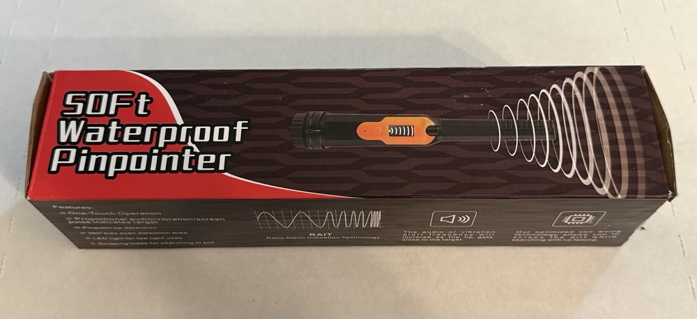 Metal Detector HandHeld Pinpointer Pointer Probe Waterproof Find Coins Rings