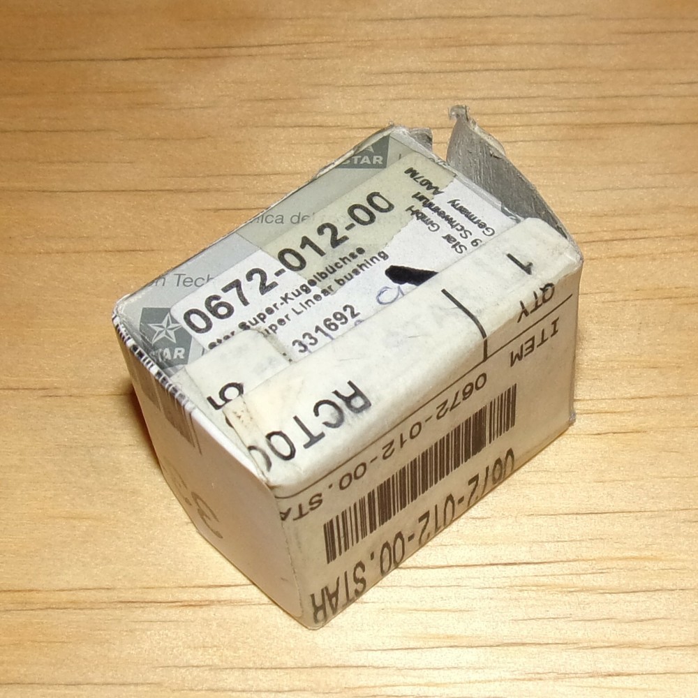 STAR 12mm Closed Type Super Linear Bushing 0672-012-00
