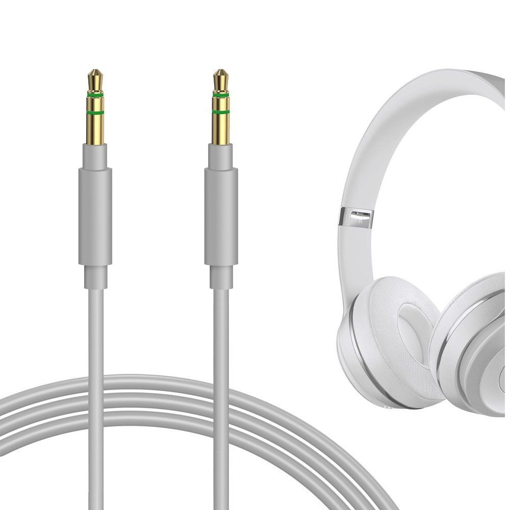 Geekria Audio Cable for Beats Studio Pro, Solo4, Solo3, Studio3, Studio2 (4 ft)