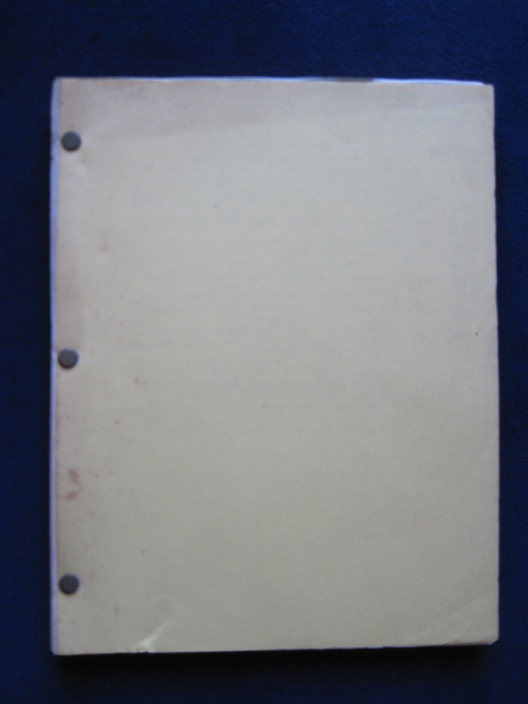 ORIGINAL TV SCRIPT for RUNNING SCARED - BRADFORD DILLMAN'S Copy with His Notes