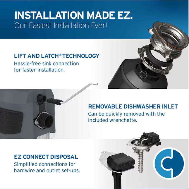 InSinkErator 1HP Evolution Garbage Disposal Quiet Septic Safe 🔥FREE SHIP🔥