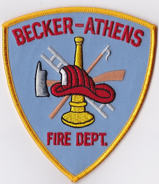 Becker-Athens Fire Dept. Firefighter Patch