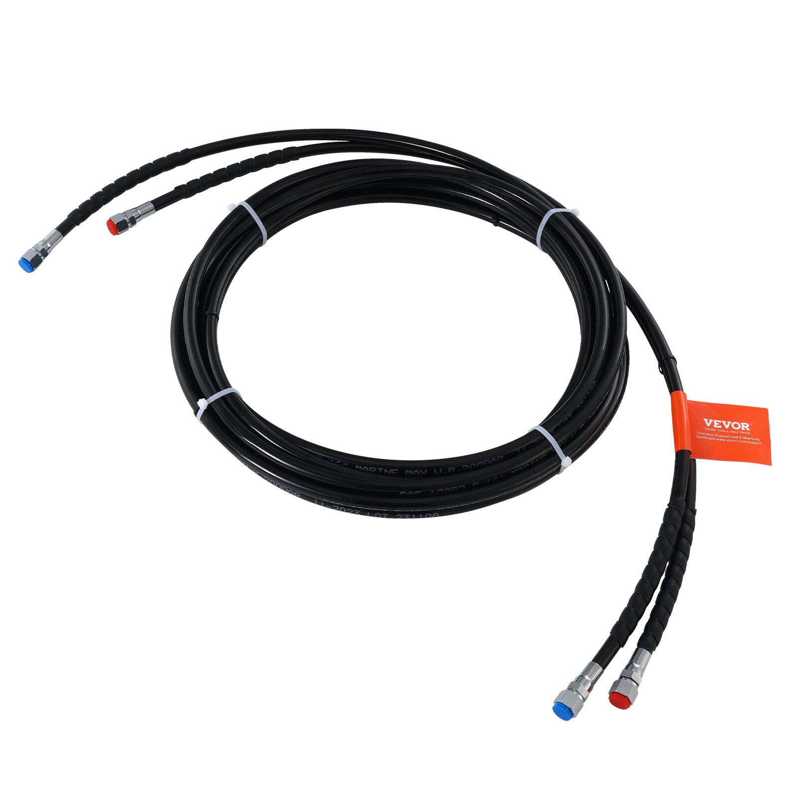 VEVOR Outboard Hose Kit 20 ft Hydraulic Steering Hose for Outboard Steering Boat