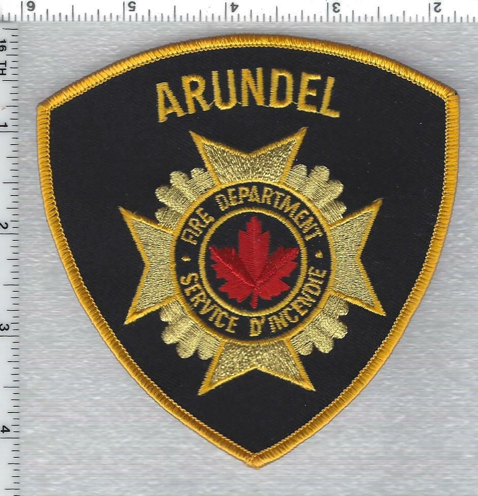Arundel Fire Department (Quebec, Canada) Shoulder Patch
