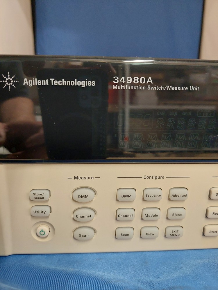 Agilent Technologies 34980A Multifunction Switch Measure Unit with 3 modules
