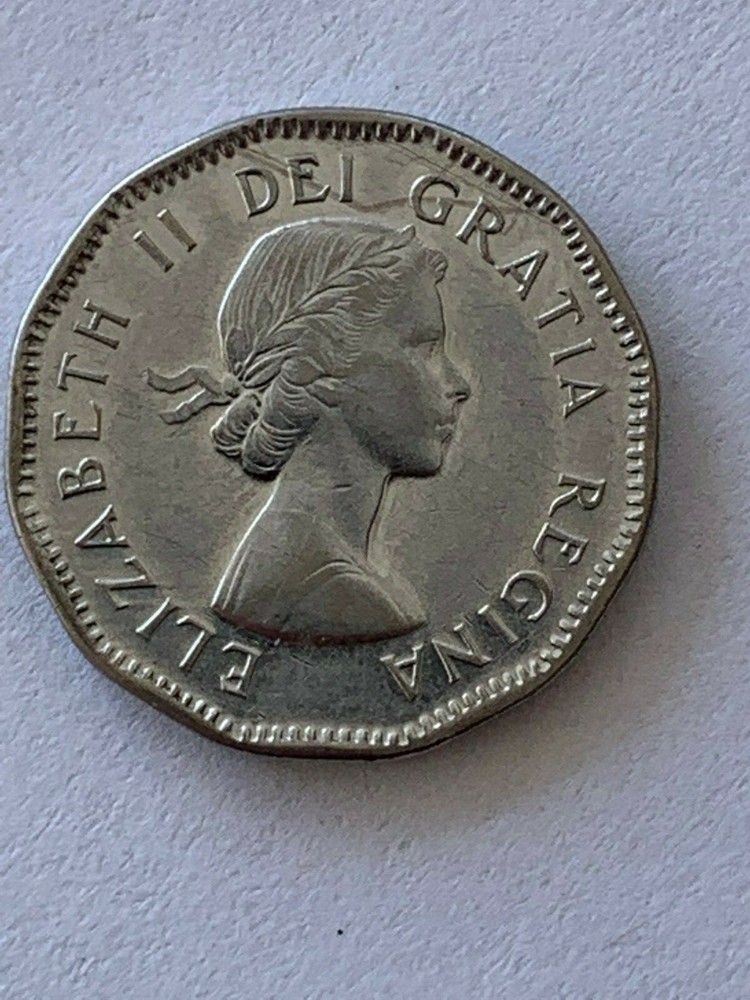 1953 Canada 5 Cent Coin