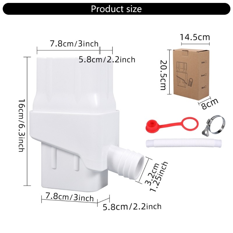 Efficient Rainwater Diverter For Downspouts Double Outlet Durable PVC