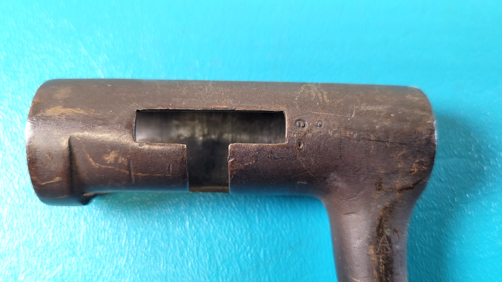 Antique US Musket Model 1816 Socket Bayonet "V : 9" Stamped TR890