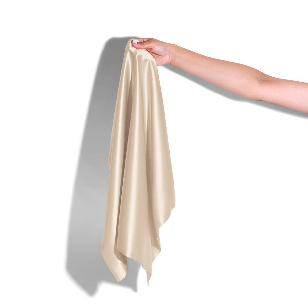 Blissy King 600 Thread Count Silk Pillowcase Natural Beige