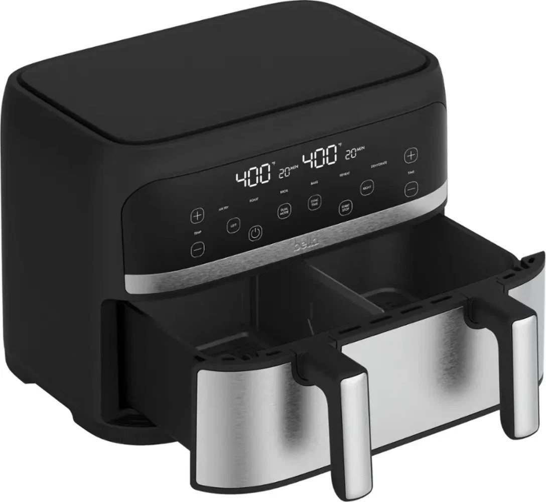 bella PRO - 4-qt. TriZone Touchscreen Air Fryer with Dual Flex Basket