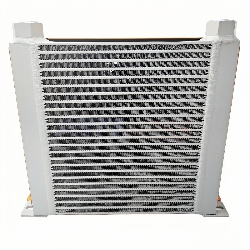 New AH1012T-CA DC12V Industrial Hydraulic Oil Cooler 100L/min Flow Fan Radiator