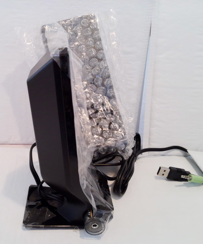 2011 Acer Wired Computer Speakers 2.0 Multi Speaker Black Never Used New