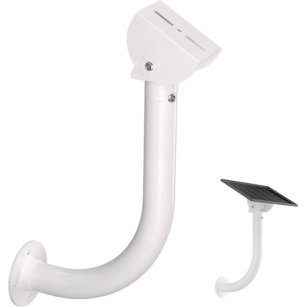 Universal Solar Panel Wall Mount Bracket - 30cm L-Shape Mount with Adjustable...