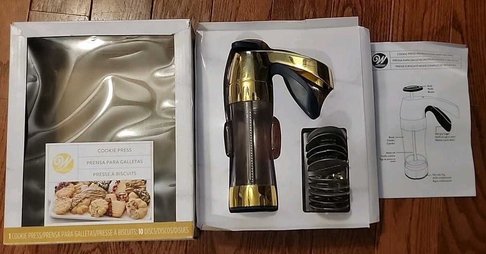 Wilton 10 Disc Hand Held Manual Cookie Press