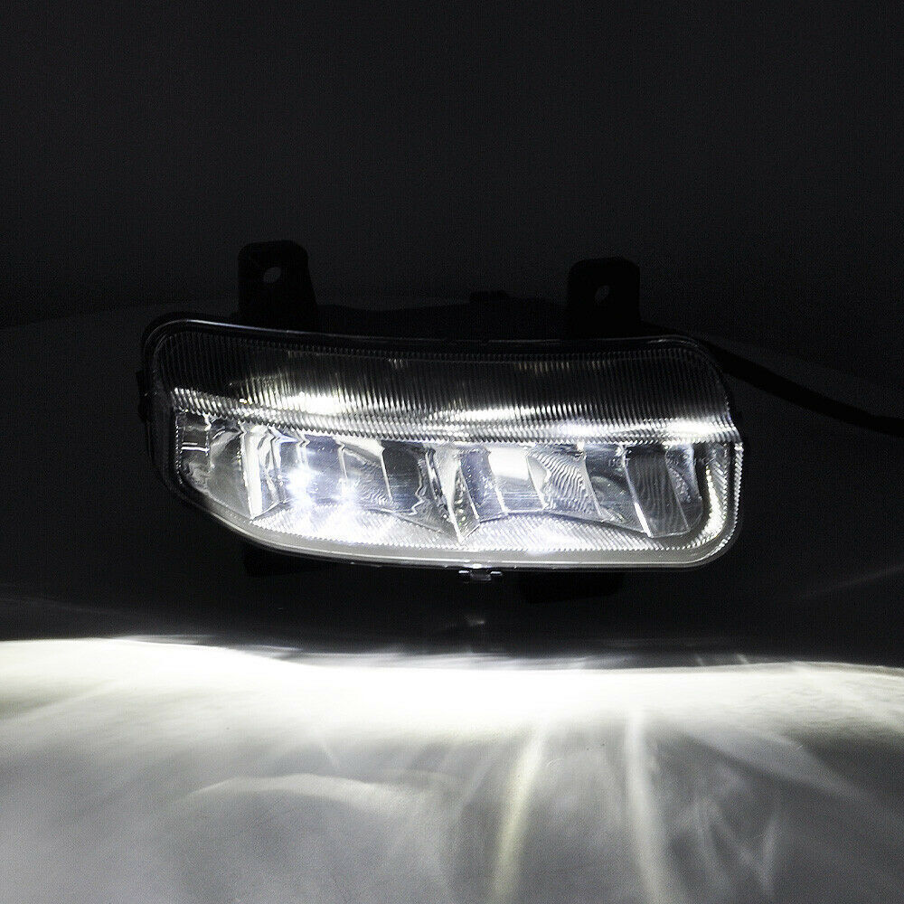 Clear LED Fog Lights Lamps+Switch+Bezels For 2019-2023 Dodge RAM 2500 3500