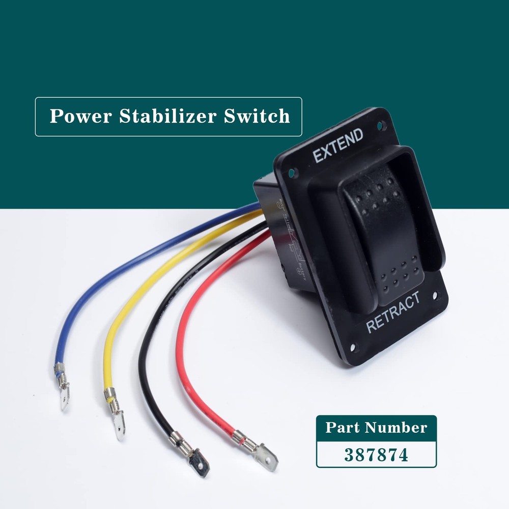 387874 Power Stabilizer Switch with Harness Replacement for Lippert 1pcs