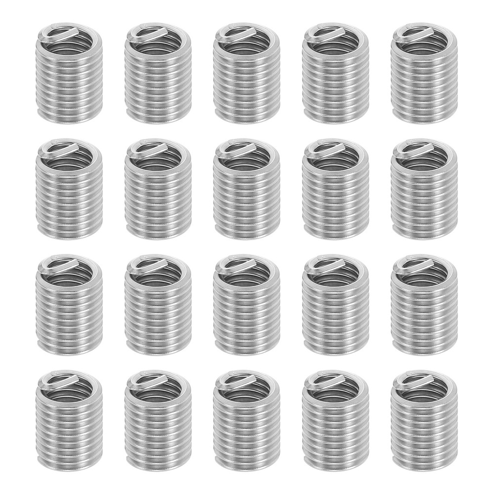 20pcs Wire Thread Inserts 5/16-18 UNC 2D 15.8mm Helical Threaded Sleeve
